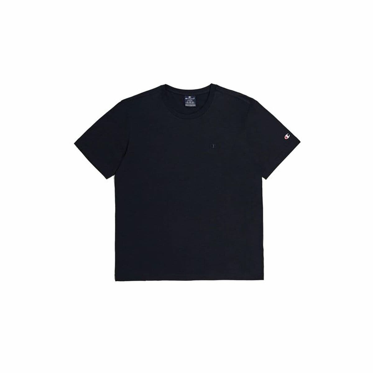 Camiseta de Manga Corta Hombre Champion Crewneck Negro